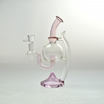Nuevo diseño tubería de fumar con vidrio con borosilicato de vidrio Hookah Glass Tipe de agua a mano